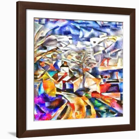 colorful path,2017-Alex Caminker-Framed Giclee Print