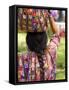 Colorful Patterned Clothes, Solola, Guatemala-Bill Bachmann-Framed Stretched Canvas