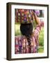 Colorful Patterned Clothes, Solola, Guatemala-Bill Bachmann-Framed Photographic Print