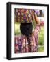 Colorful Patterned Clothes, Solola, Guatemala-Bill Bachmann-Framed Photographic Print