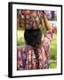 Colorful Patterned Clothes, Solola, Guatemala-Bill Bachmann-Framed Photographic Print