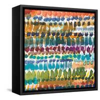 Colorful Patterns V Crop I-Cheryl Warrick-Framed Stretched Canvas