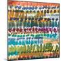 Colorful Patterns V Crop I-Cheryl Warrick-Mounted Art Print