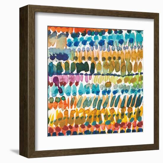 Colorful Patterns V Crop II-Cheryl Warrick-Framed Art Print