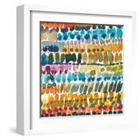 Colorful Patterns V Crop II-Cheryl Warrick-Framed Art Print