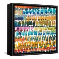 Colorful Patterns V Crop II-Cheryl Warrick-Framed Stretched Canvas