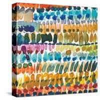 Colorful Patterns V Crop II-Cheryl Warrick-Stretched Canvas