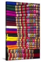 Colorful Peruvian Blankets-Dana Hoff-Stretched Canvas