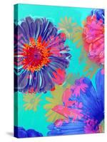 Colorful Photographic Layer Work of Blossoms-Alaya Gadeh-Stretched Canvas