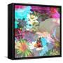 Colorful Photographic Layer Work of Blossoms-Alaya Gadeh-Framed Stretched Canvas