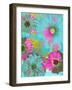 Colorful Photographic Layer Work of Blossoms-Alaya Gadeh-Framed Photographic Print