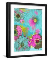 Colorful Photographic Layer Work of Blossoms-Alaya Gadeh-Framed Photographic Print