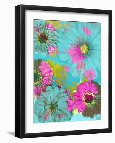 Colorful Photographic Layer Work of Blossoms-Alaya Gadeh-Framed Photographic Print