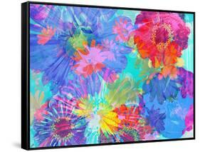 Colorful Photographic Layer Work of Blossoms-Alaya Gadeh-Framed Stretched Canvas