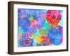 Colorful Photographic Layer Work of Blossoms-Alaya Gadeh-Framed Photographic Print