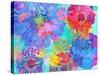 Colorful Photographic Layer Work of Blossoms-Alaya Gadeh-Stretched Canvas