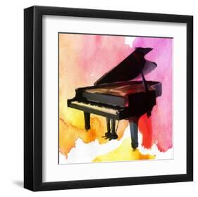 Colorful Piano-Irena Orlov-Framed Art Print