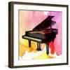 Colorful Piano-Irena Orlov-Framed Art Print