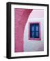 Colorful Pink Building, Imerovigli, Santorini, Greece-Darrell Gulin-Framed Photographic Print