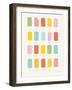 Colorful Popsicles-Ann Kelle-Framed Art Print