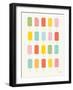 Colorful Popsicles-Ann Kelle-Framed Art Print