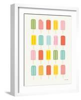 Colorful Popsicles-Ann Kelle-Framed Art Print