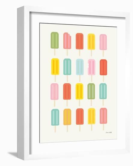 Colorful Popsicles-Ann Kelle-Framed Art Print