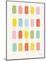 Colorful Popsicles-Ann Kelle-Mounted Art Print