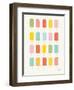 Colorful Popsicles-Ann Kelle-Framed Art Print