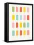 Colorful Popsicles-Ann Kelle-Framed Stretched Canvas