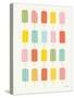 Colorful Popsicles-Ann Kelle-Stretched Canvas