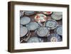 Colorful porcelain plates, Astana, Kazakhstan-Keren Su-Framed Photographic Print