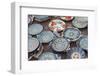 Colorful porcelain plates, Astana, Kazakhstan-Keren Su-Framed Photographic Print