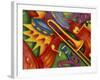 Colorful Poster Along the Riverwalk, New Orleans, Louisiana, USA-Adam Jones-Framed Photographic Print