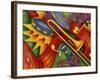 Colorful Poster Along the Riverwalk, New Orleans, Louisiana, USA-Adam Jones-Framed Photographic Print