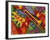 Colorful Poster Along the Riverwalk, New Orleans, Louisiana, USA-Adam Jones-Framed Photographic Print