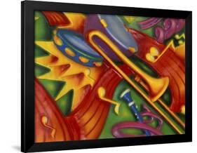 Colorful Poster Along the Riverwalk, New Orleans, Louisiana, USA-Adam Jones-Framed Photographic Print