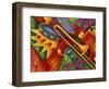 Colorful Poster Along the Riverwalk, New Orleans, Louisiana, USA-Adam Jones-Framed Photographic Print