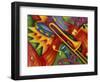 Colorful Poster Along the Riverwalk, New Orleans, Louisiana, USA-Adam Jones-Framed Photographic Print