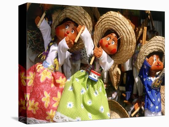 Colorful Puppets, Puerto Vallarta, Mexico-Bill Bachmann-Stretched Canvas