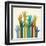 Colorful Raised Hands. the Concept of Diversity. Group of Hands. Giving Concept.-VLADGRIN-Framed Art Print