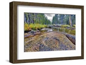 Colorful Rocks in Granite Bowl-Doug Meek-Framed Photographic Print