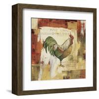 Colorful Rooster I-Lisa Audit-Framed Art Print