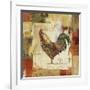 Colorful Rooster II-Lisa Audit-Framed Giclee Print