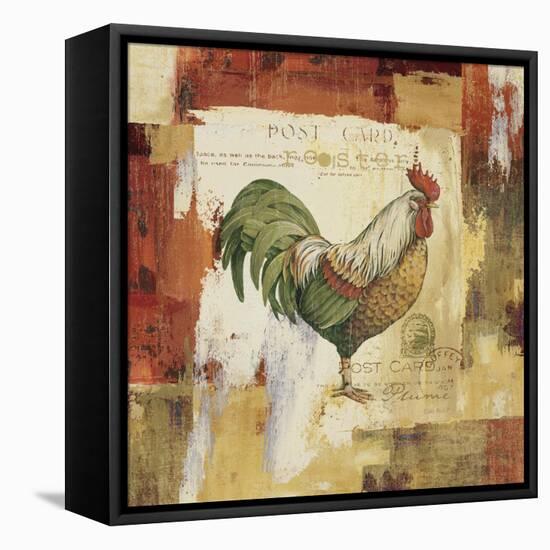 Colorful Roosters I-Lisa Audit-Framed Stretched Canvas