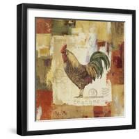 Colorful Roosters II-Lisa Audit-Framed Giclee Print