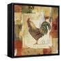 Colorful Roosters II-Lisa Audit-Framed Stretched Canvas