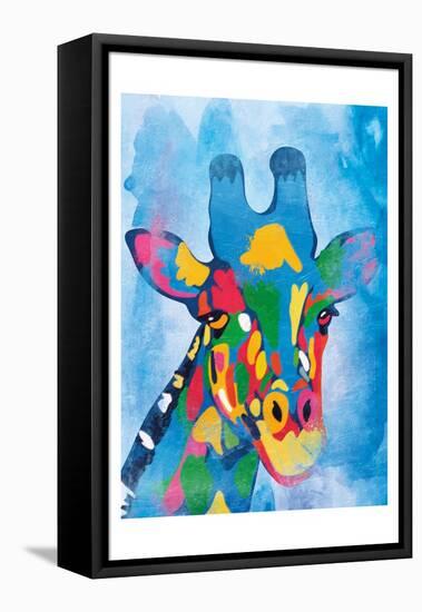 Colorful Safari 1-Marcus Prime-Framed Stretched Canvas