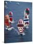 Colorful Sailboats-null-Stretched Canvas