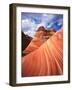 Colorful Sandstone Swirls in the Wave Formation, Paria Canyon, Utah, Usa-Dennis Flaherty-Framed Photographic Print